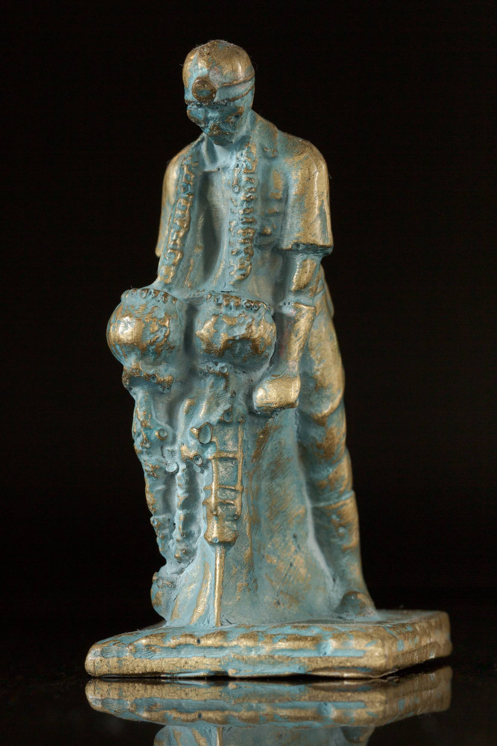 Gopalachari and Roee Cohen. Sree Chakra. 2019. Digital Fabrication and Brass Casting